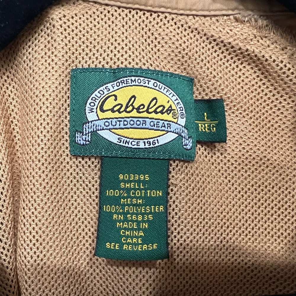 Cabela’s short sleeve fishing/safari shirt